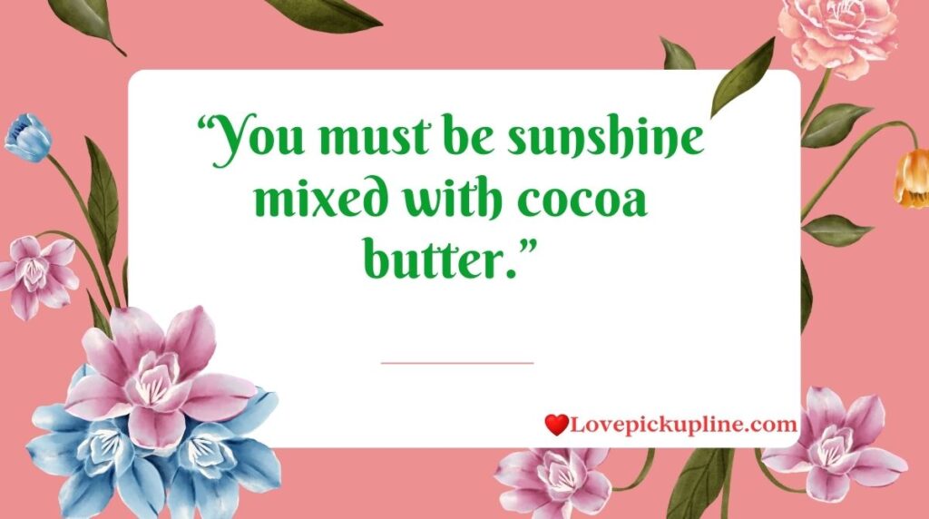 Best Black Pick Up Lines