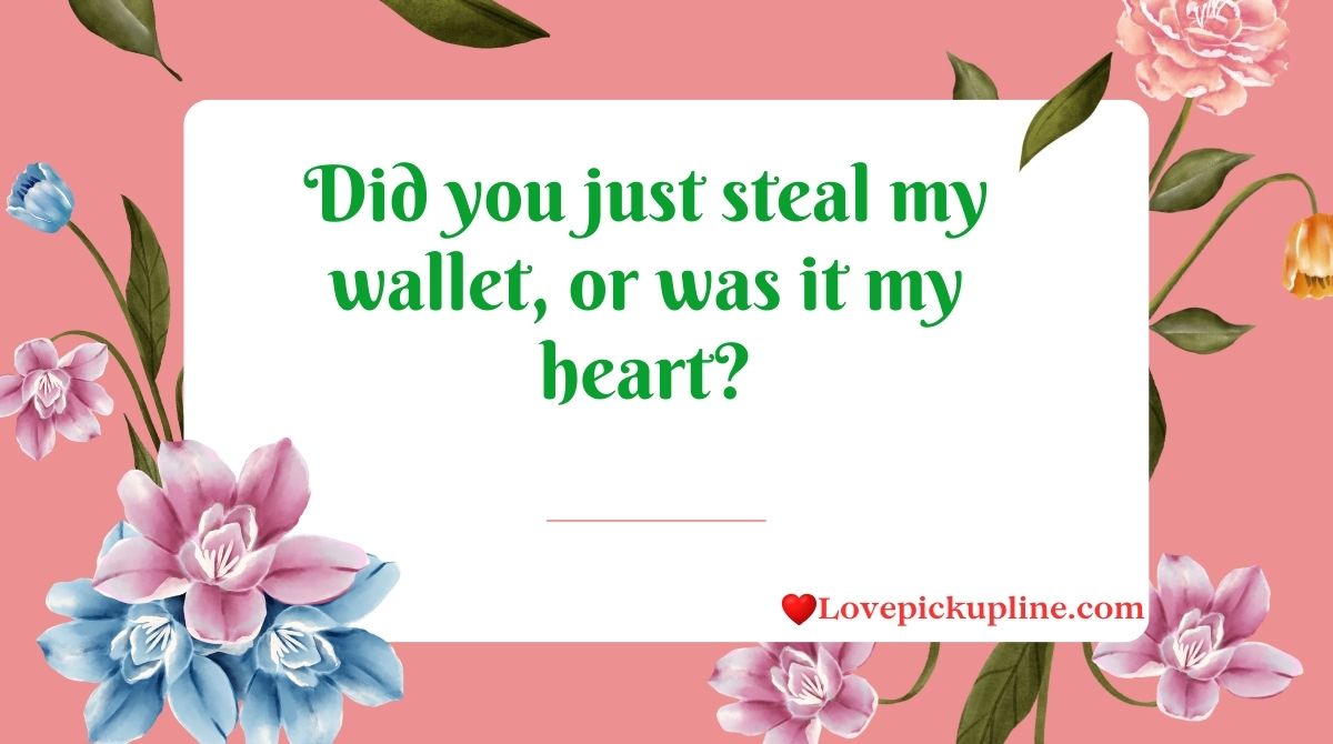 Crime Pick Up Lines