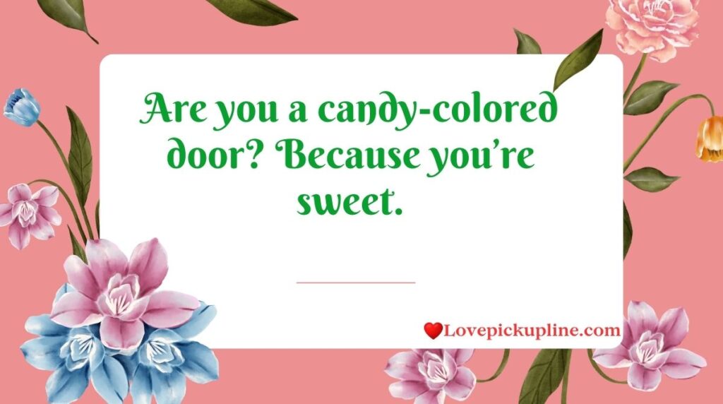 Cute Doors Pick Up Lines That Make Them Smile