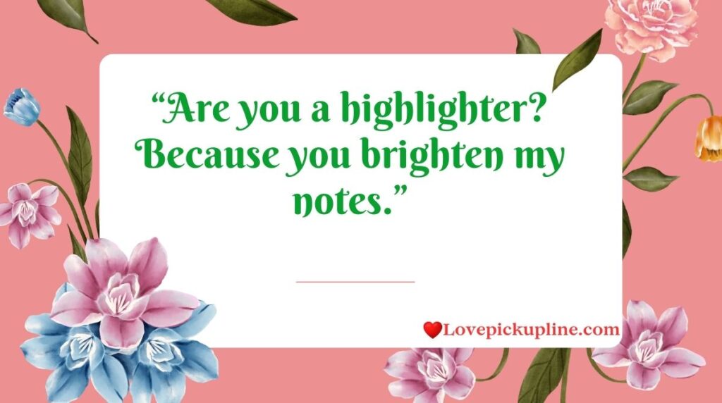 Cute Rizz Lines for Class Crushes
