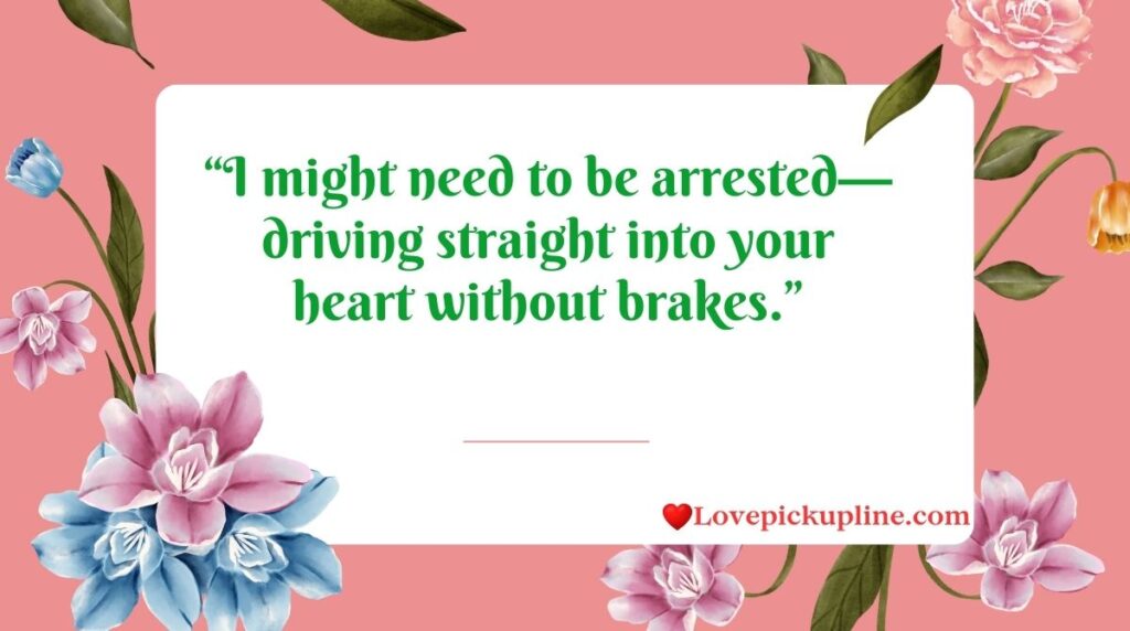 Flirty License Pick Up Lines That Show Major Rizz