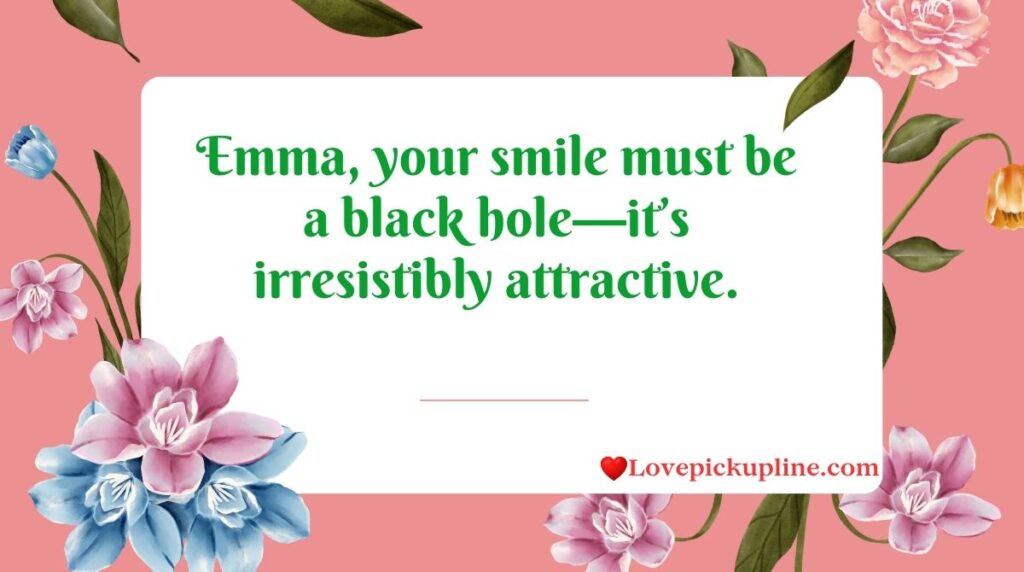 Girl Name Pick Up Lines in English