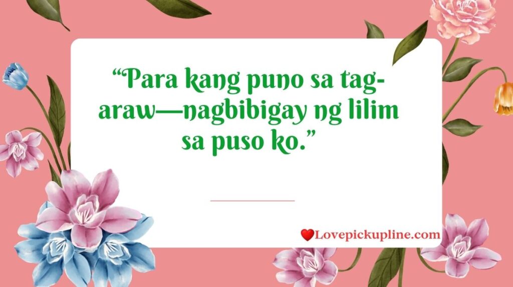 Green Pick Up Lines Pinoy