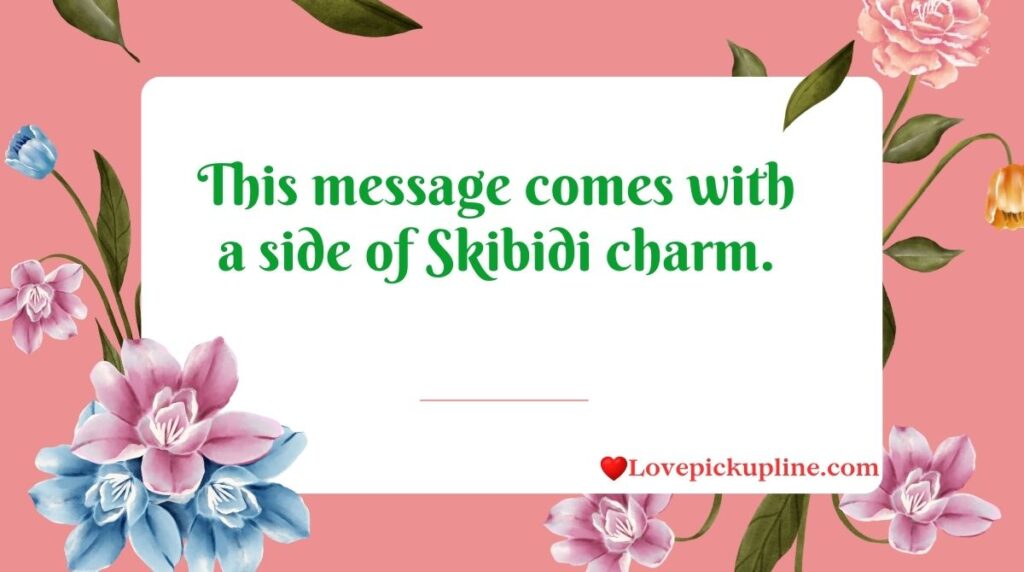 Skibidi Rizz Lines for DMs