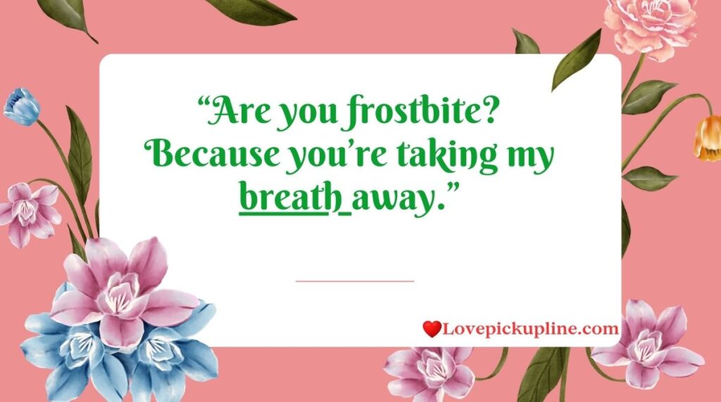 Winter Pick Up Lines