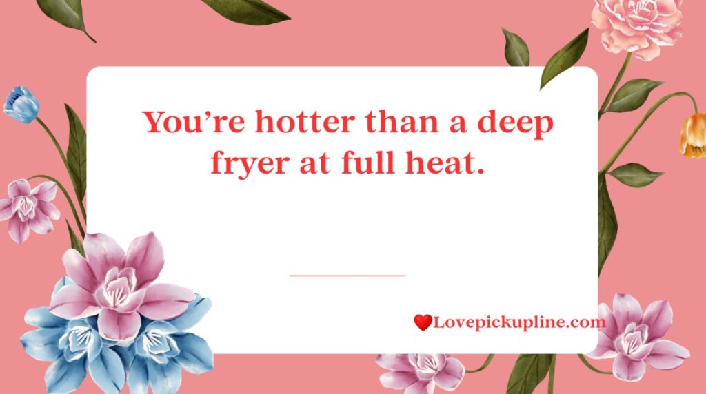 Dirty Chef Pick Up Lines