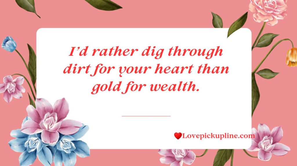 Gold Digging Pick Up Lines With A Twist
