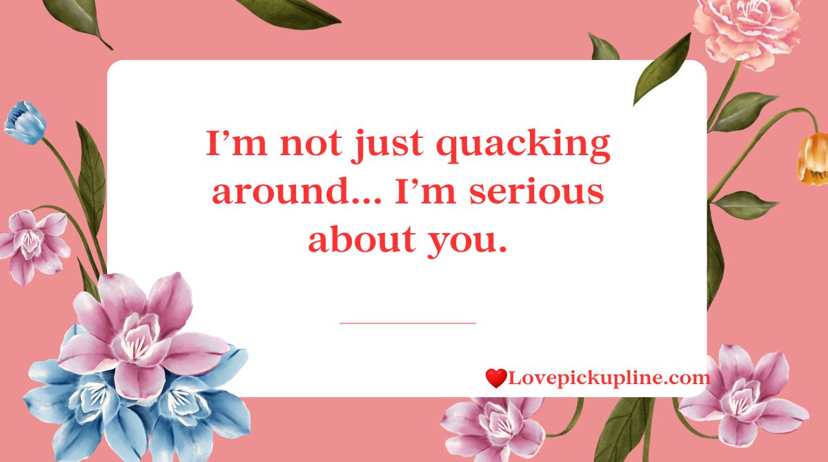 Top Duck Pick Up Lines
